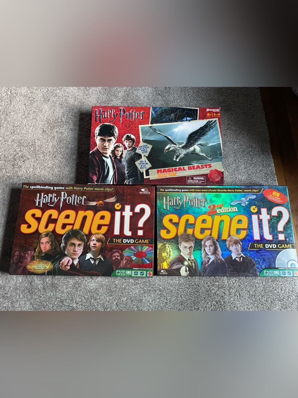 Harry Potter Scene It? 2nd Edition & Scene It? DVD Game Bundle - see description